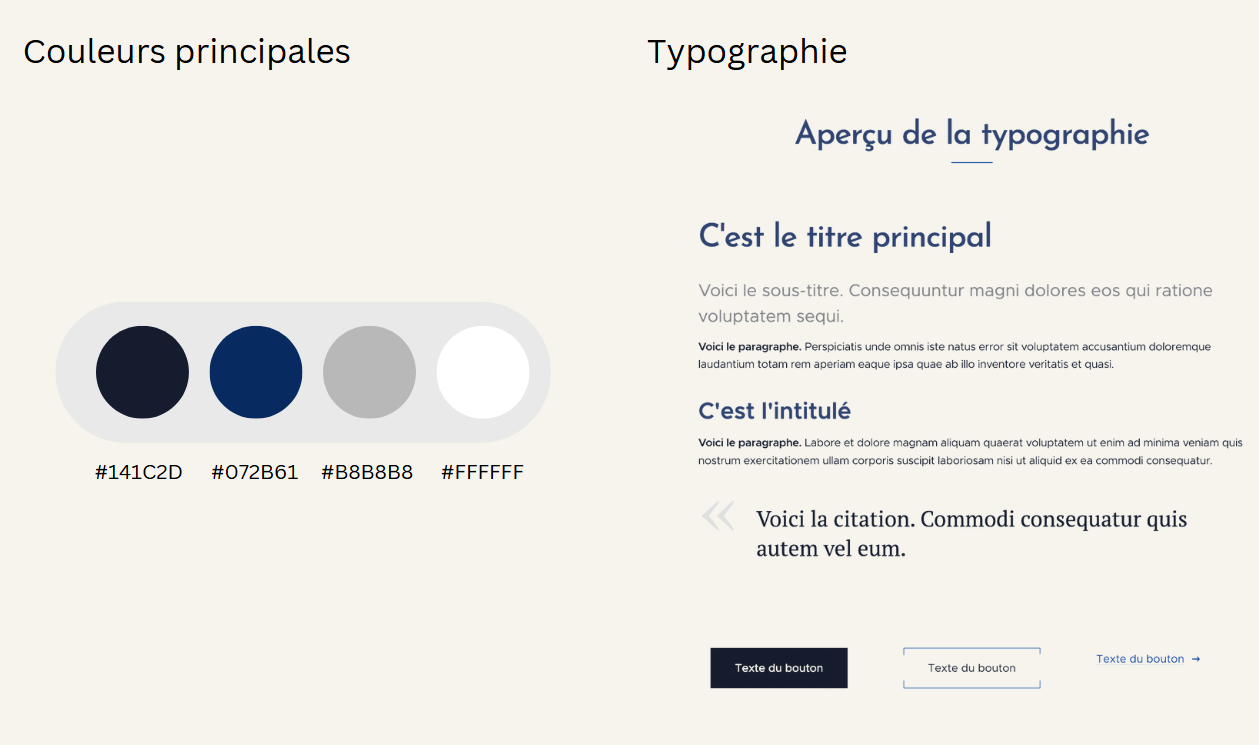 Charte graphique TC France