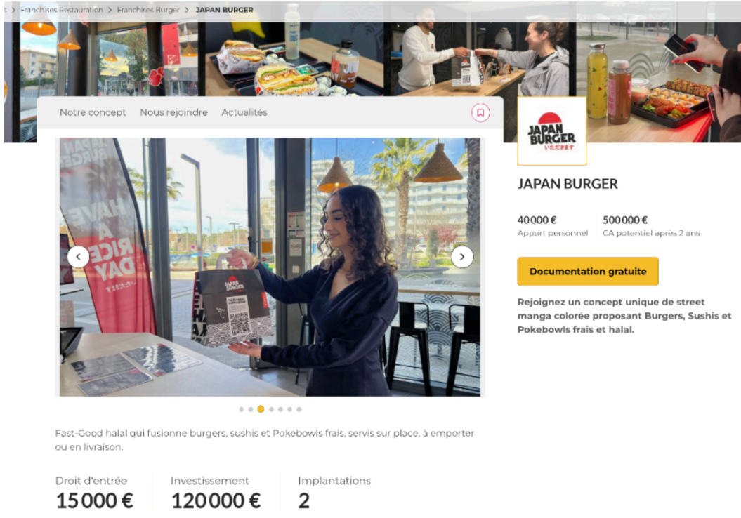 Franchise Japan Burger